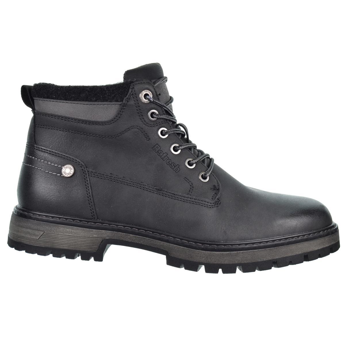 Refresh 173217 Botín Acolchado Creemallera y Cordones Hombre