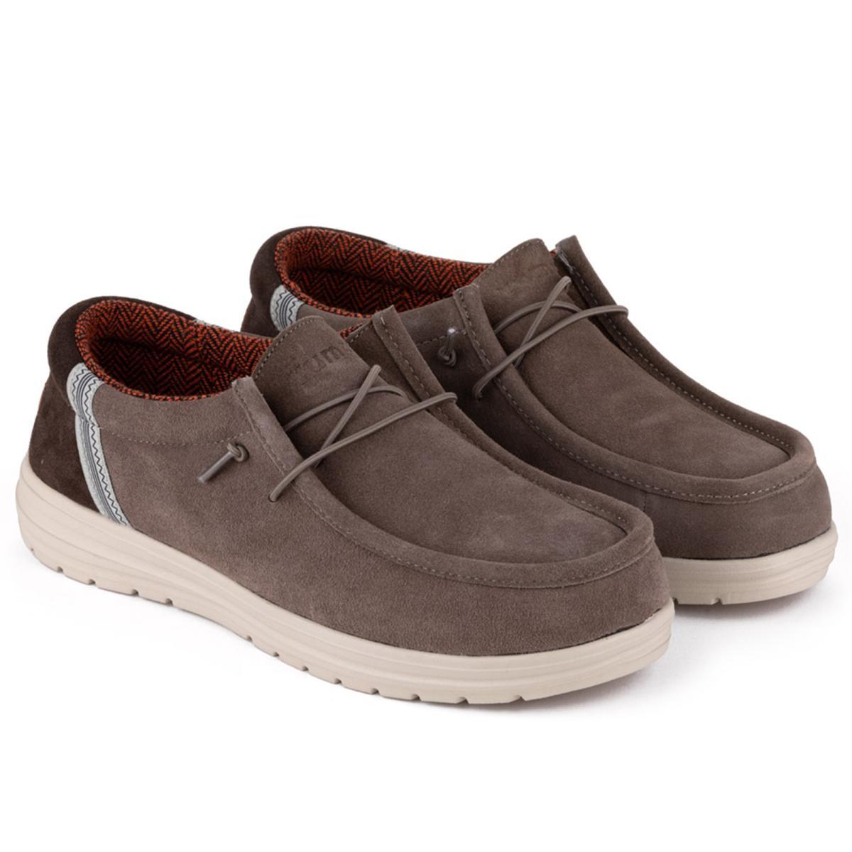 Yumas Eagles Zapato Confort en Serraje Cordones Hombre