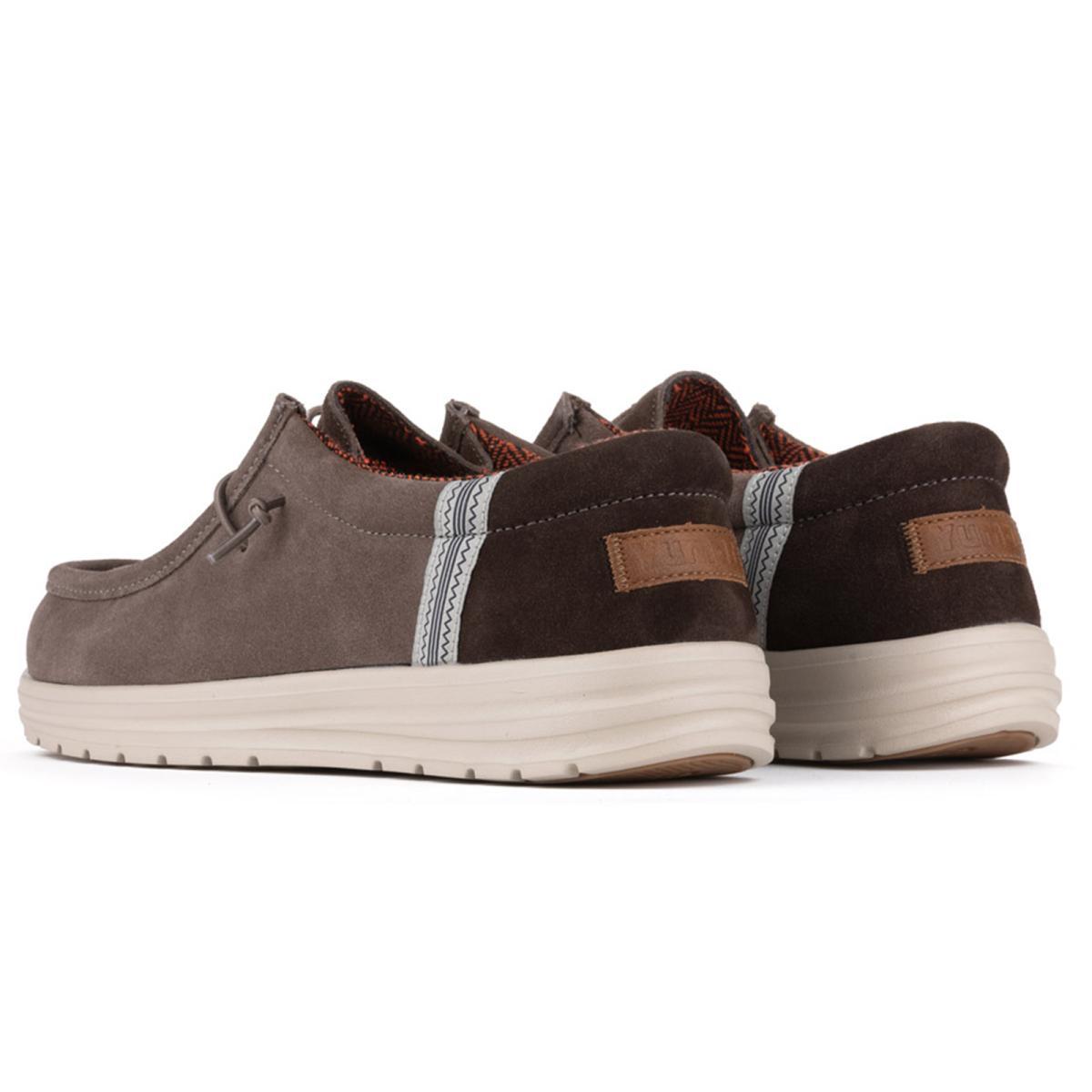 Yumas Eagles Zapato Confort en Serraje Cordones Hombre