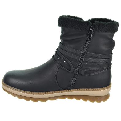 Refresh 173250 Botín Forro Pelo Creamallera Suela Cuña Mujer