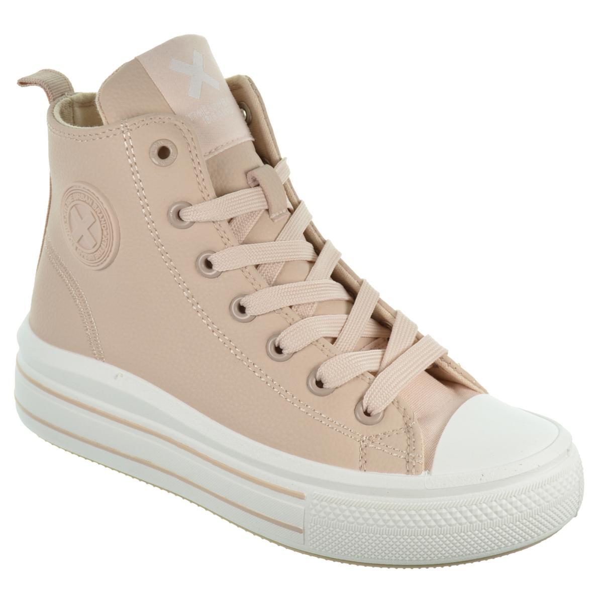 Xti Kids 151297 Zapatilla Botín Cremallera y Cordones Niña