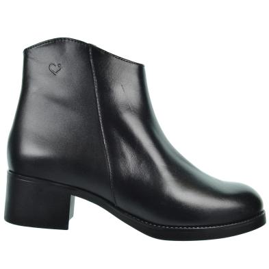 Desireé Krim1 Botín Acolchado de Piel y Tacón Ancho Mujer