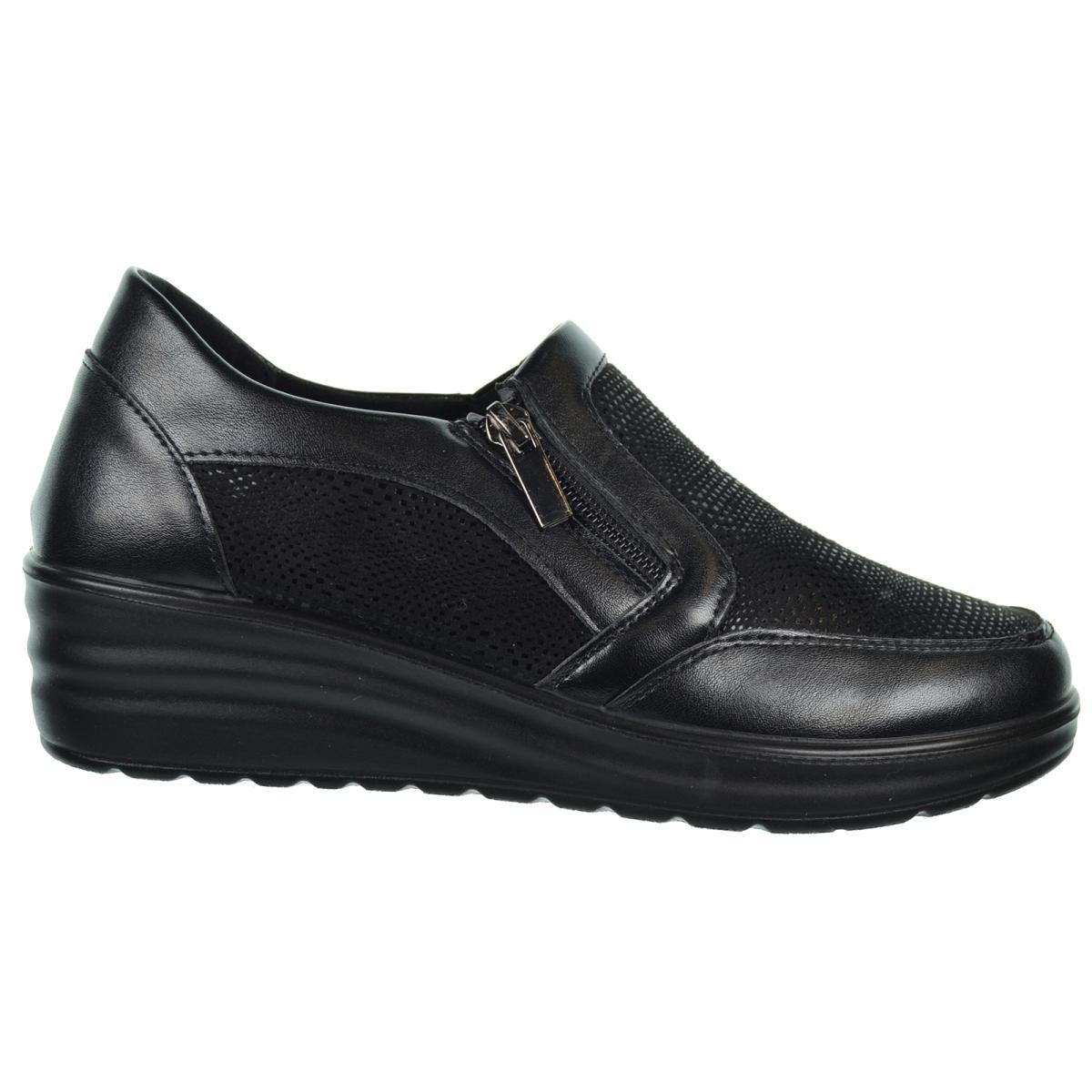 Amarpies 29391 Zapato Confort  Cremallera Tacón Mujer