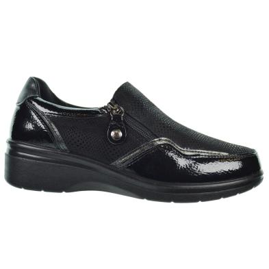 Amarpies 29382 Zapato Confort Cuña Cremallera Mujer