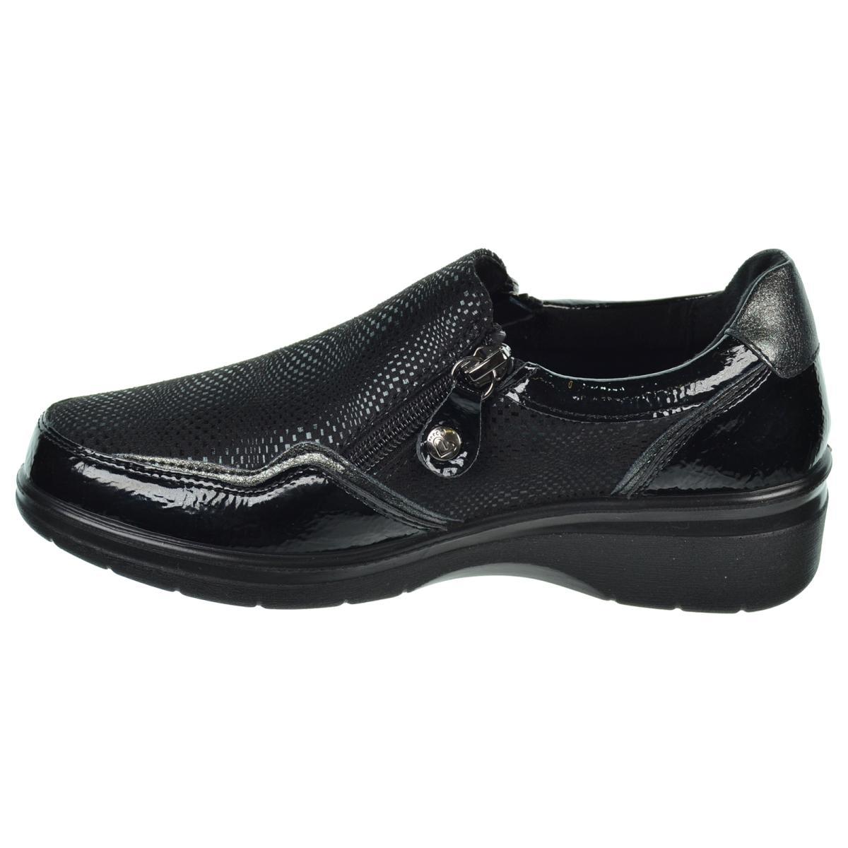 Amarpies 29382 Zapato Confort Cuña Cremallera Mujer