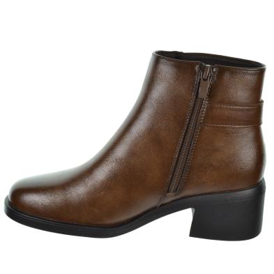 Amarpies 29486 Botín Confort con Pelo Cremallera Tacón Mujer