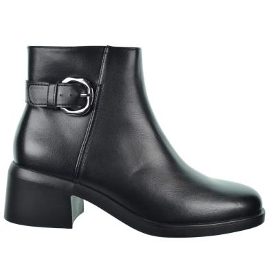 Amarpies 29486 Botín Confort con Pelo Cremallera Tacón Mujer