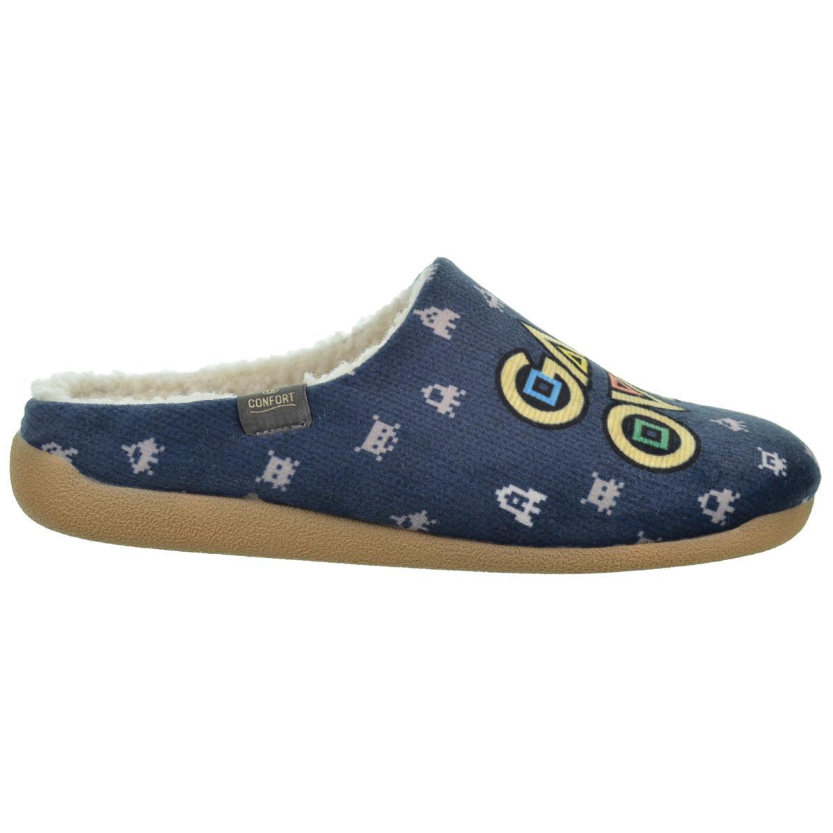 Cmconfort 40424 Zapatilla Casa Textil Confort Hombre