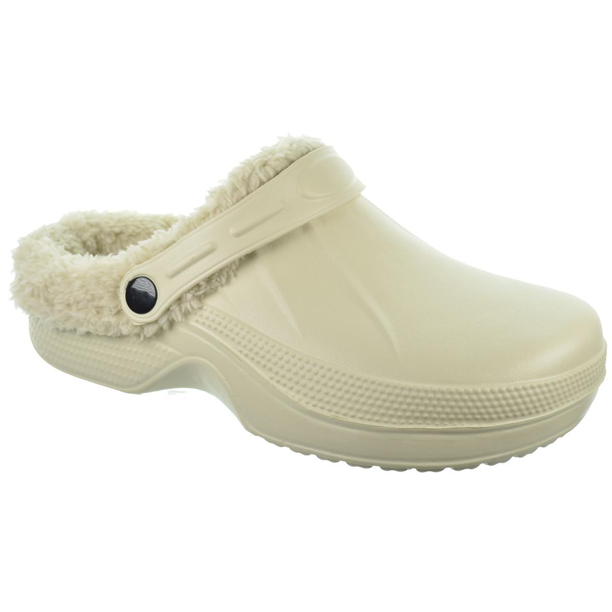 Kelara K51202 Zueco de Goma con Borreguillo | Mujer