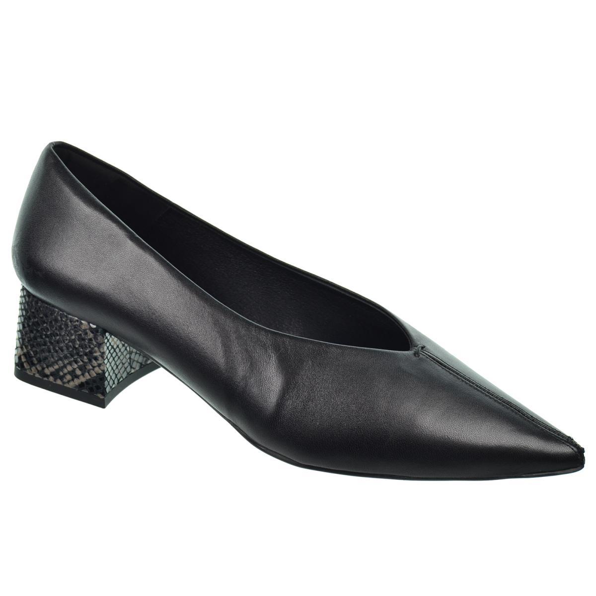 Desiree Rabat9 Zapato Salón Piel Acolchado y Tacón Mujer