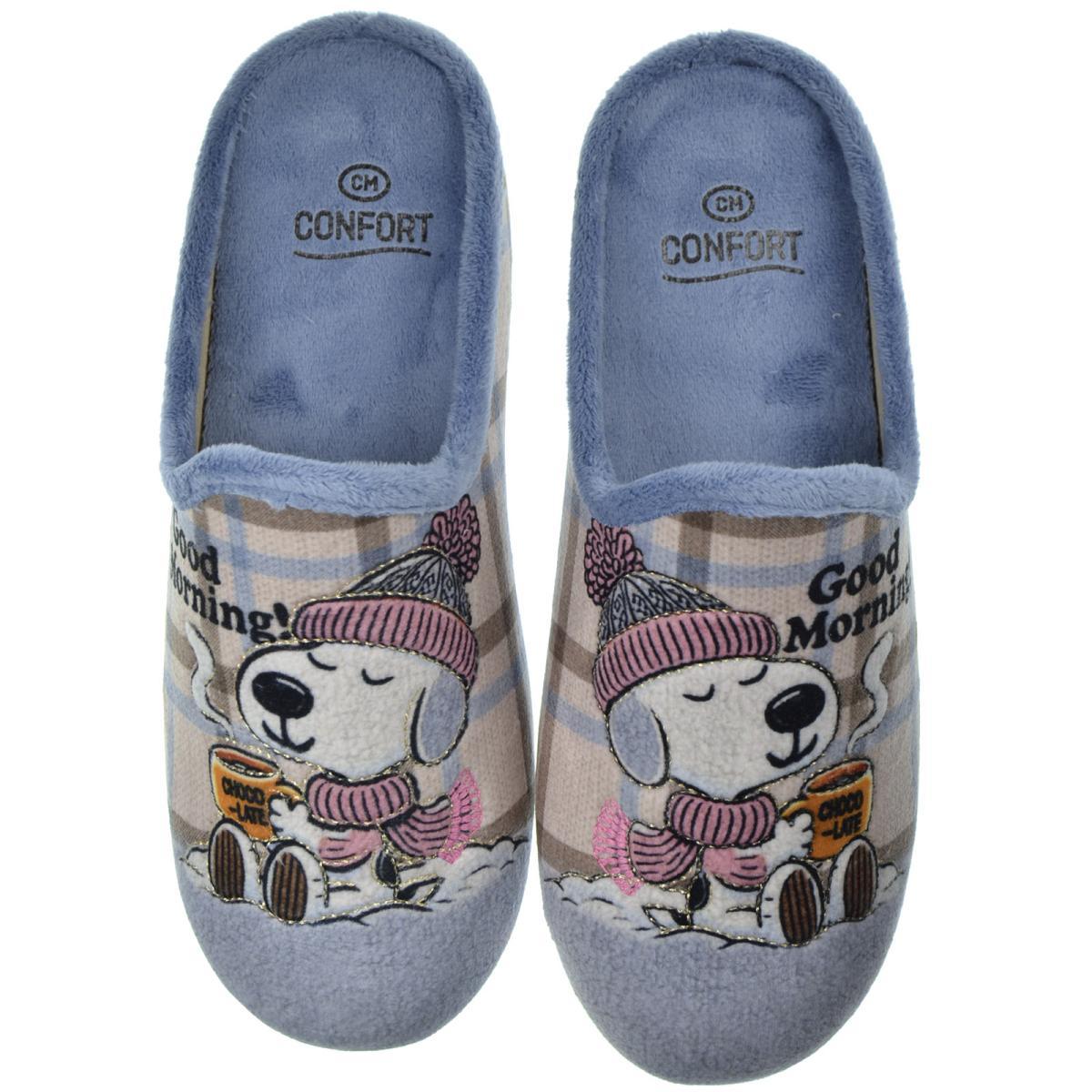 Cmconfort 50304 Zapatilla Casa Textil Confort Mujer Cmconfort 50304 Zapatilla Casa Textil Confort Mujer