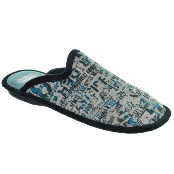 Biorelax 1565 Zapatilla Casa Textil Pies Delicados Hombre 2