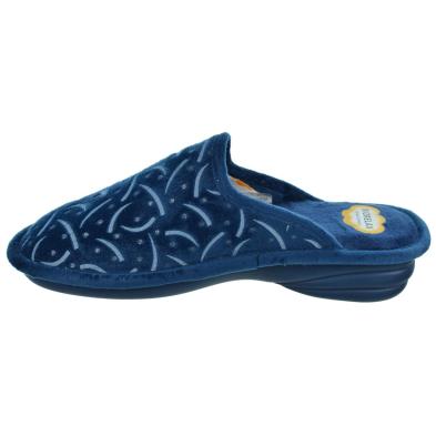 Biorelax 1819 Zapatilla Casa Confort Pies Delicados Mujer azul
