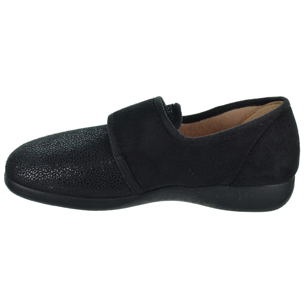 Cmconfort 50421 Zapatilla Textil Velcro Mujer Pies Delicados