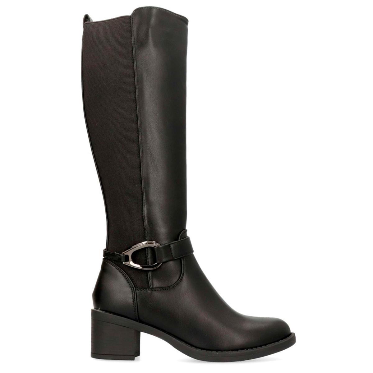 Amarpies 29510 Bota Confort Cremallera Tacón Ancho Mujer