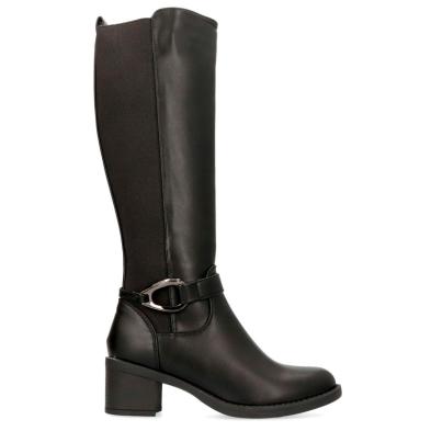 Amarpies 29510 Bota Confort Cremallera Tacón Ancho Mujer