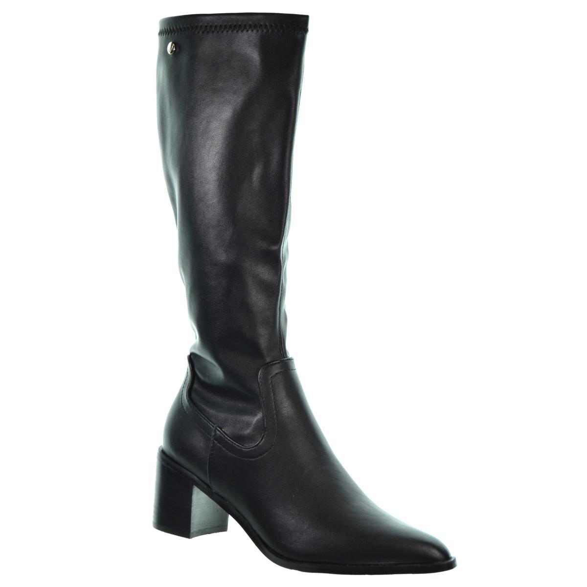 Isteria 581 Bota con Cremallera y Tacón Ancho 6 cm. Mujer