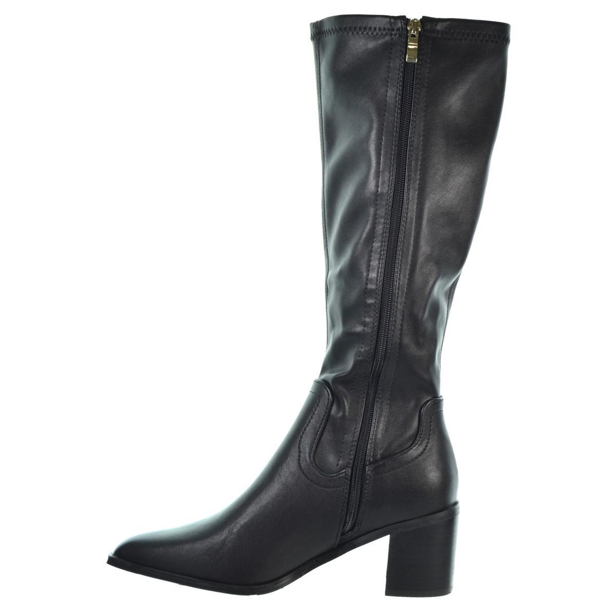 Isteria 581 Bota con Cremallera y Tacón Ancho 6 cm. Mujer