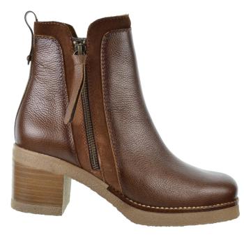 Desiree Mulan10 Botín Piel Confort Tacón Ancho Mujer