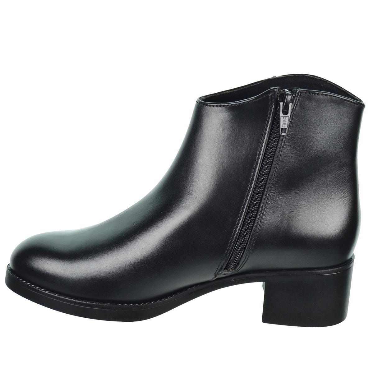 Desireé Krim1 Botín Acolchado de Piel y Tacón Ancho Mujer